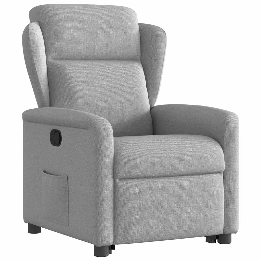 Fauteuil inclinable gris nuage tissu - XIOS