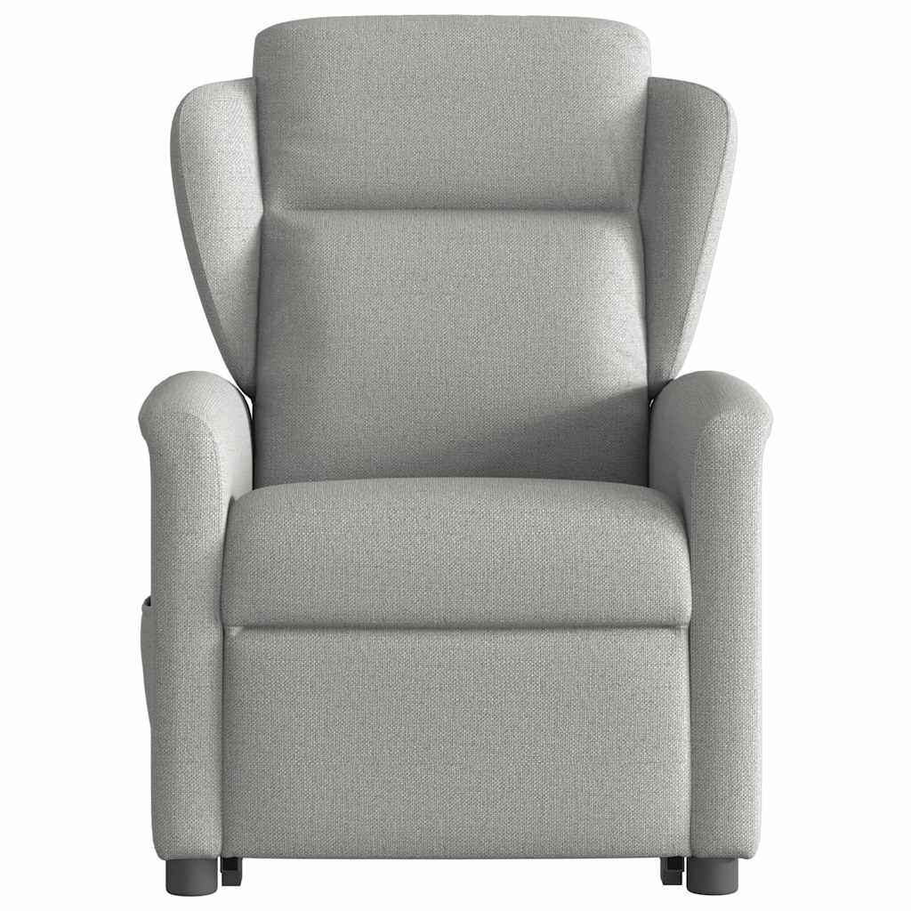 Fauteuil inclinable gris nuage tissu