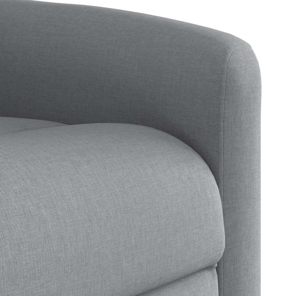Fauteuil de massage inclinable Gris clair Tissu - XIOS