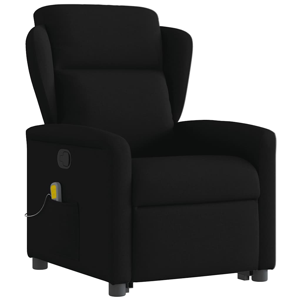 Fauteuil de massage inclinable Noir Tissu - XIOS