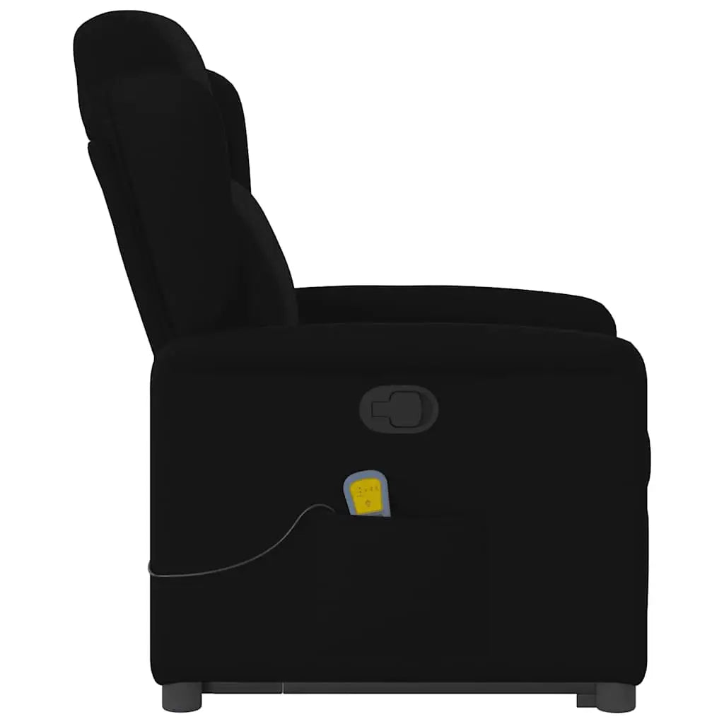 Fauteuil de massage inclinable Noir Tissu - XIOS