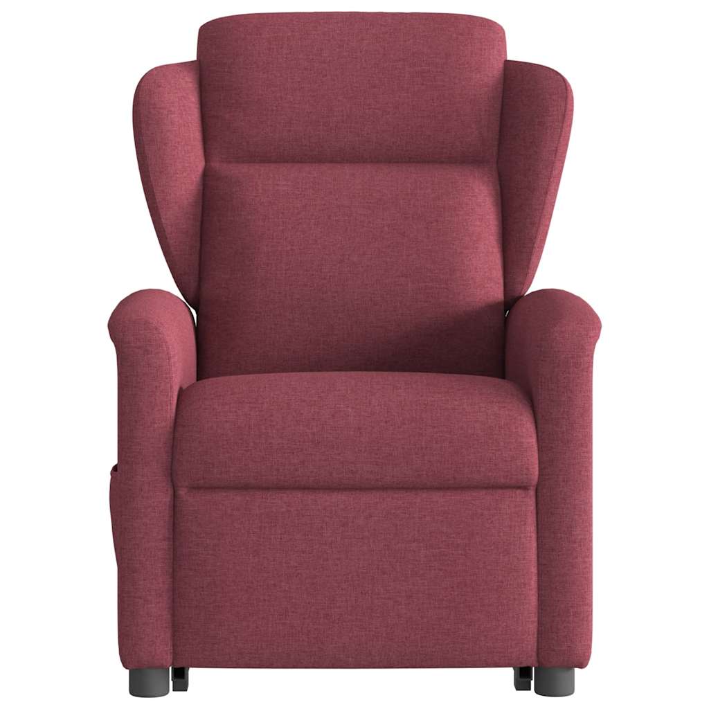 Fauteuil inclinable de massage Rouge bordeaux Tissu - XIOS