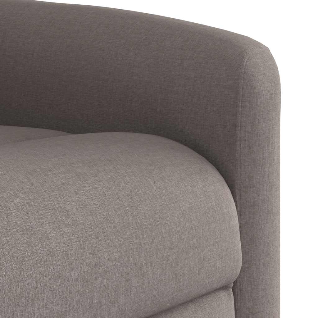 Fauteuil inclinable de massage Taupe Tissu - XIOS