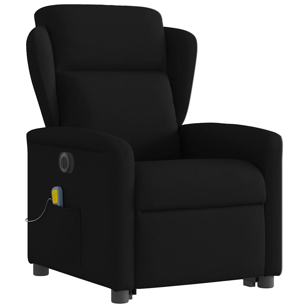 Fauteuil inclinable de massage électrique Noir Tissu - XIOS