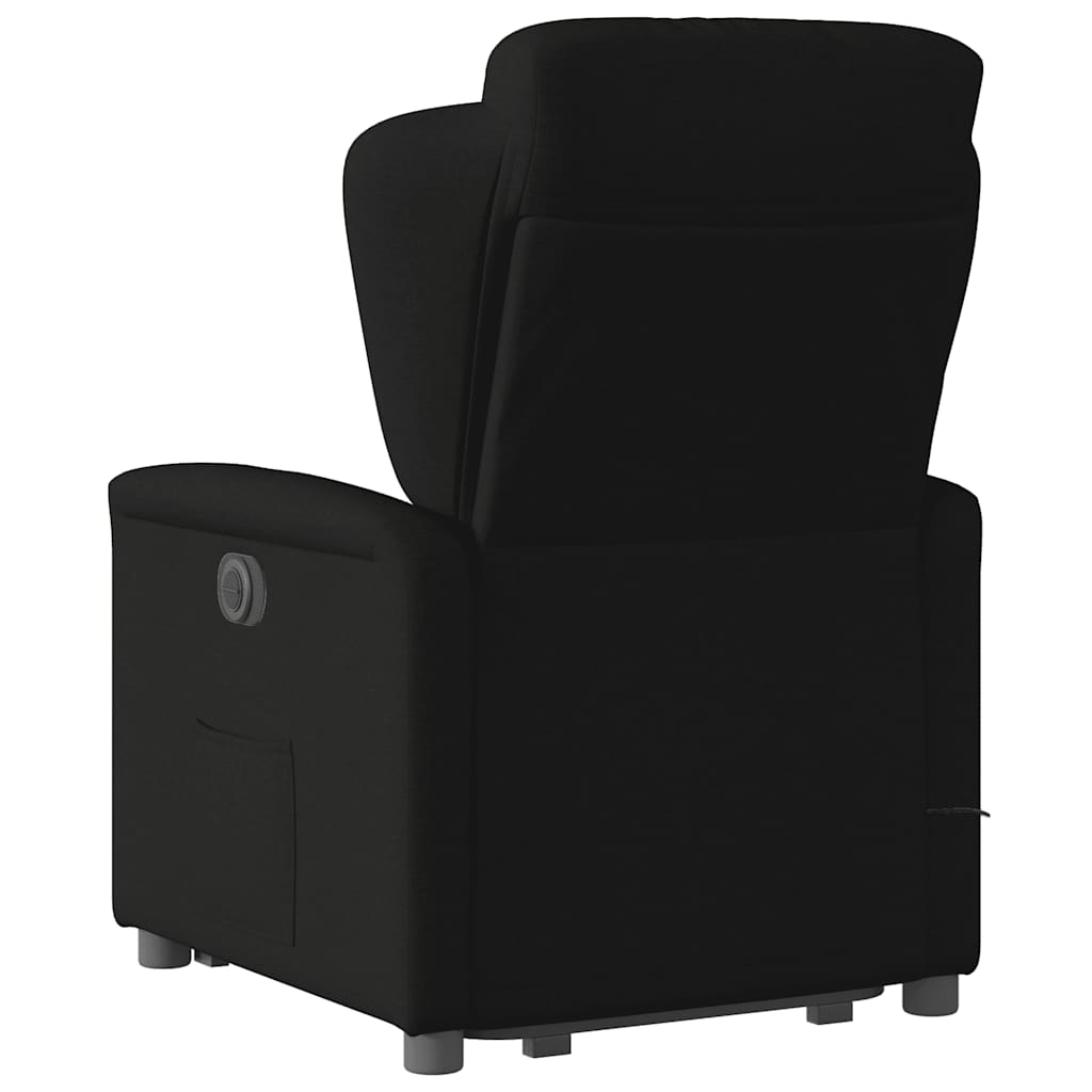 Fauteuil inclinable de massage électrique Noir Tissu - XIOS
