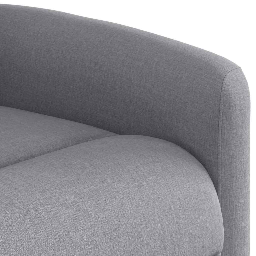 Fauteuil inclinable électrique Gris clair Tissu - XIOS