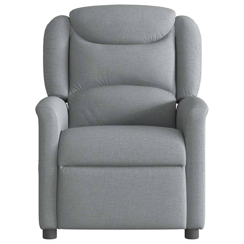 Fauteuil inclinable électrique Gris clair Tissu - XIOS