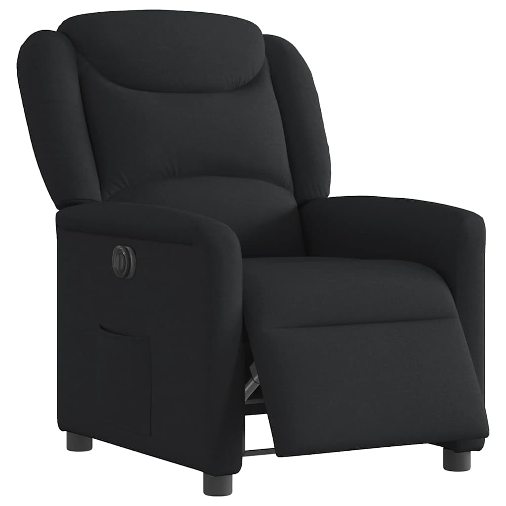Fauteuil inclinable électrique Noir Tissu - XIOS