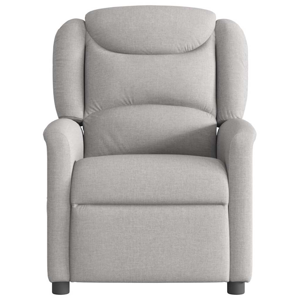 Fauteuil inclinable électrique gris nuage tissu - XIOS