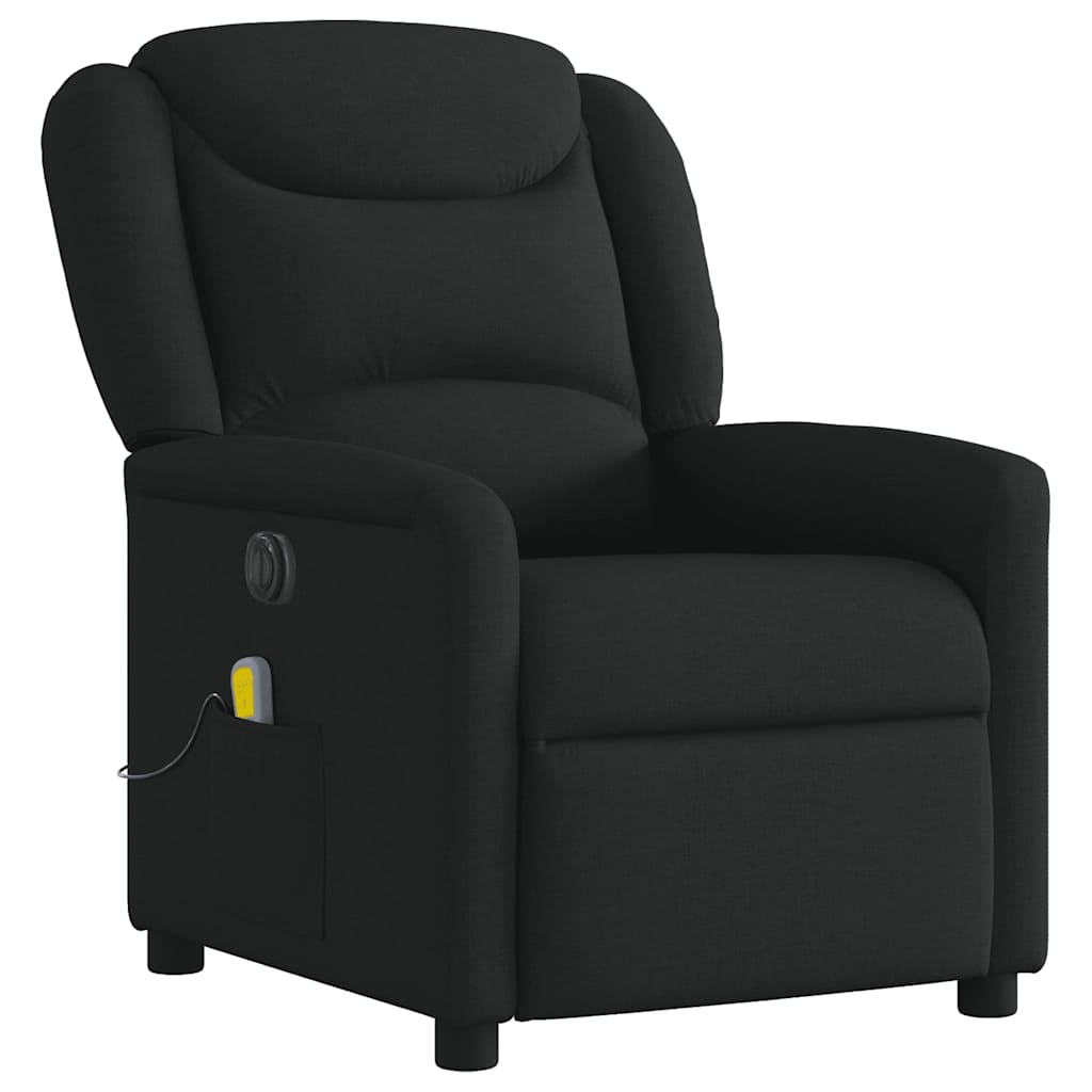 Fauteuil de massage inclinable électrique Noir Tissu - XIOS