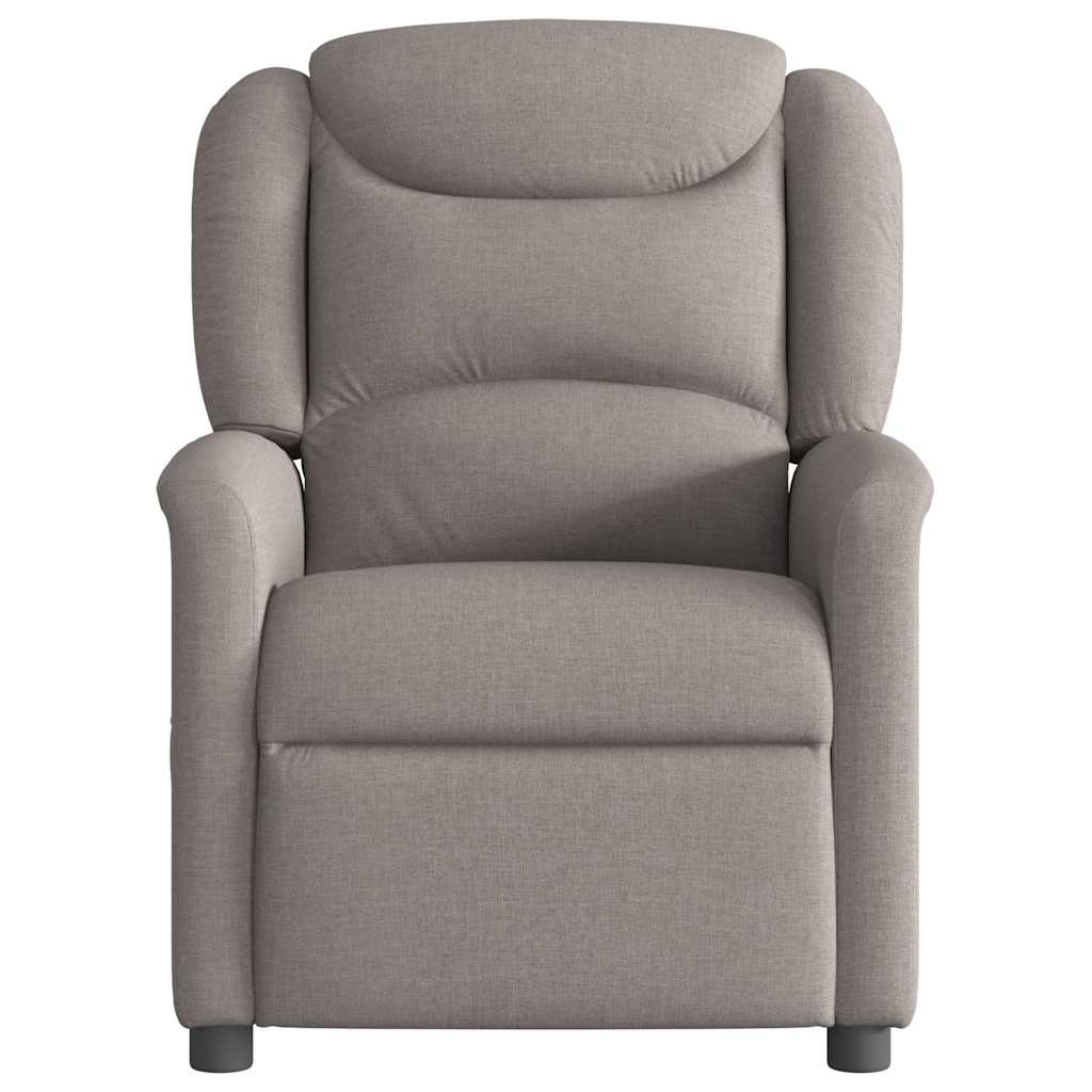 Fauteuil de massage inclinable électrique Taupe Tissu - XIOS
