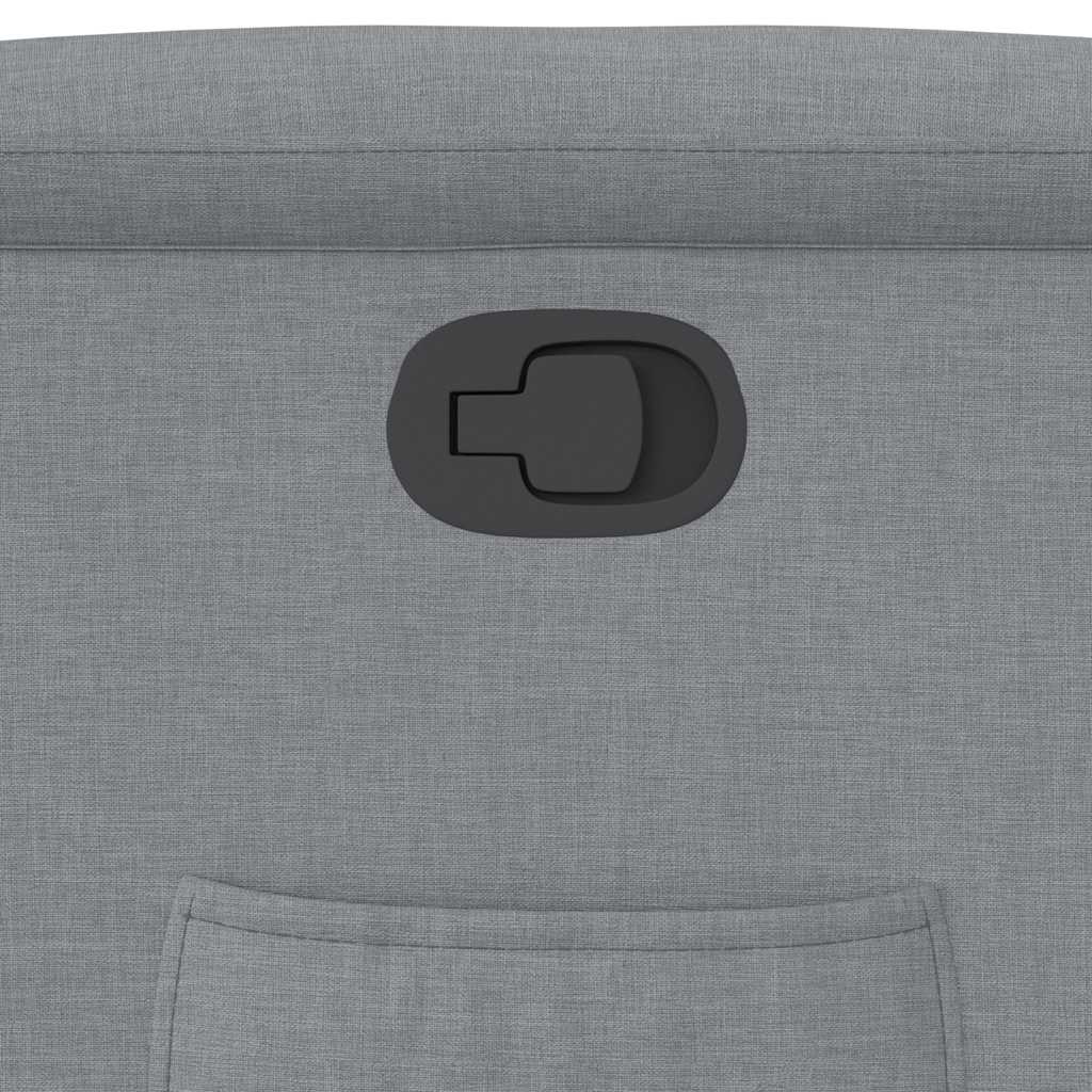 Fauteuil inclinable Gris clair Tissu