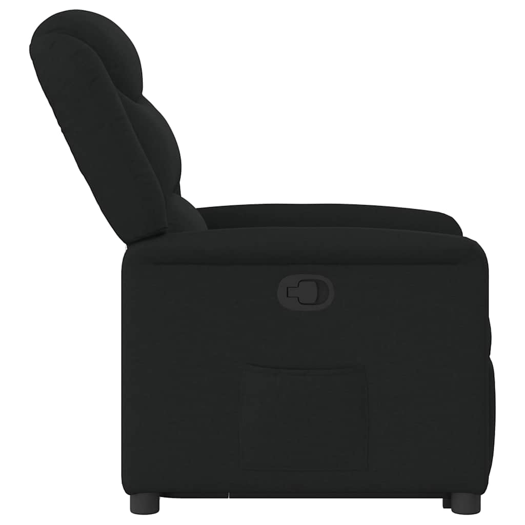 Fauteuil inclinable noir tissu - XIOS