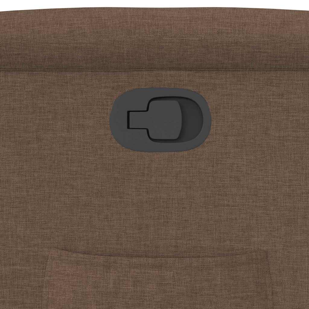 Fauteuil inclinable Marron Tissu