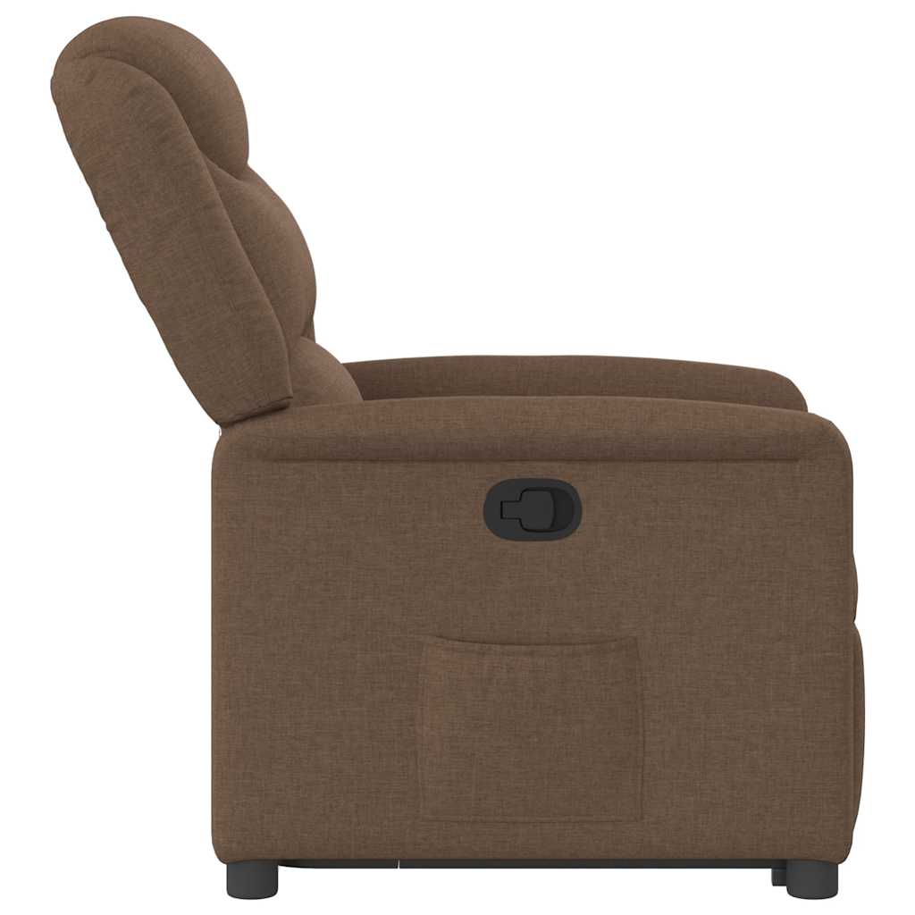 Fauteuil inclinable Marron Tissu