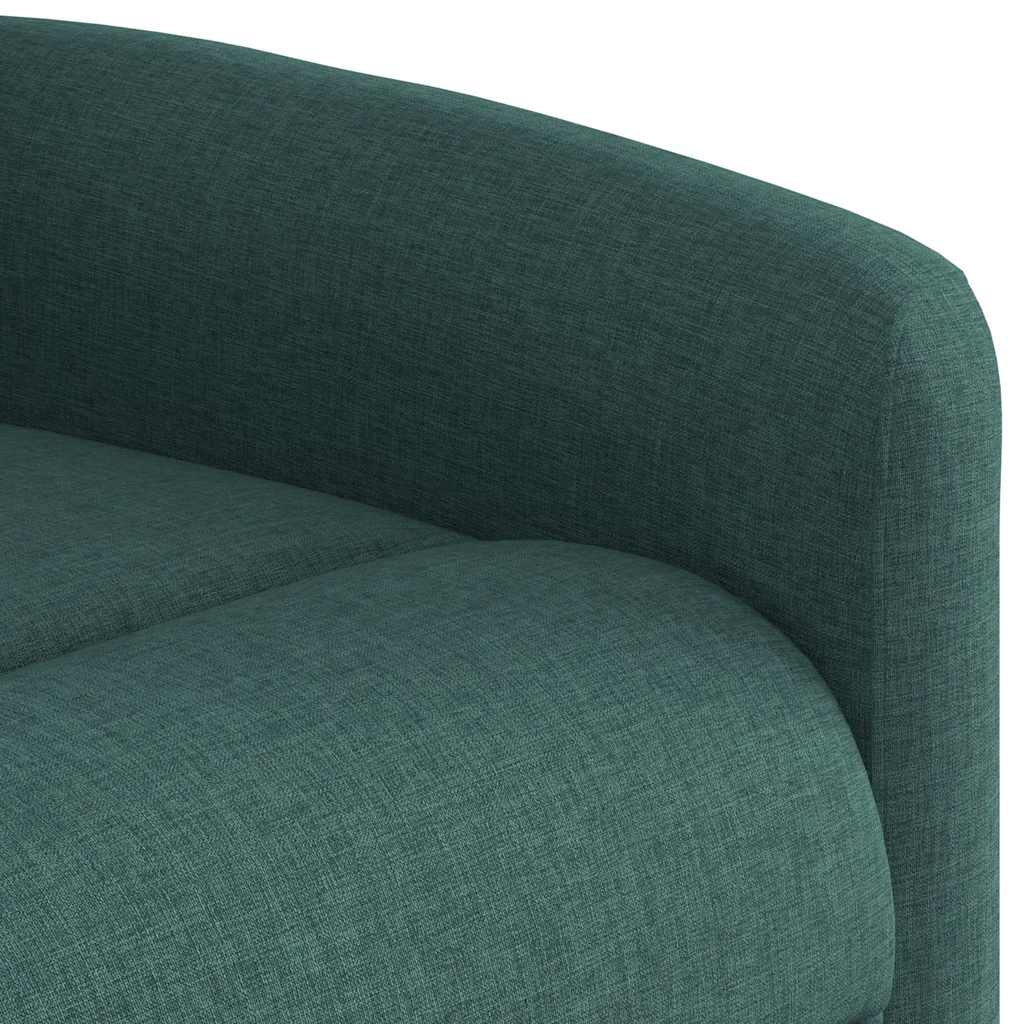Fauteuil inclinable vert foncé tissu - XIOS