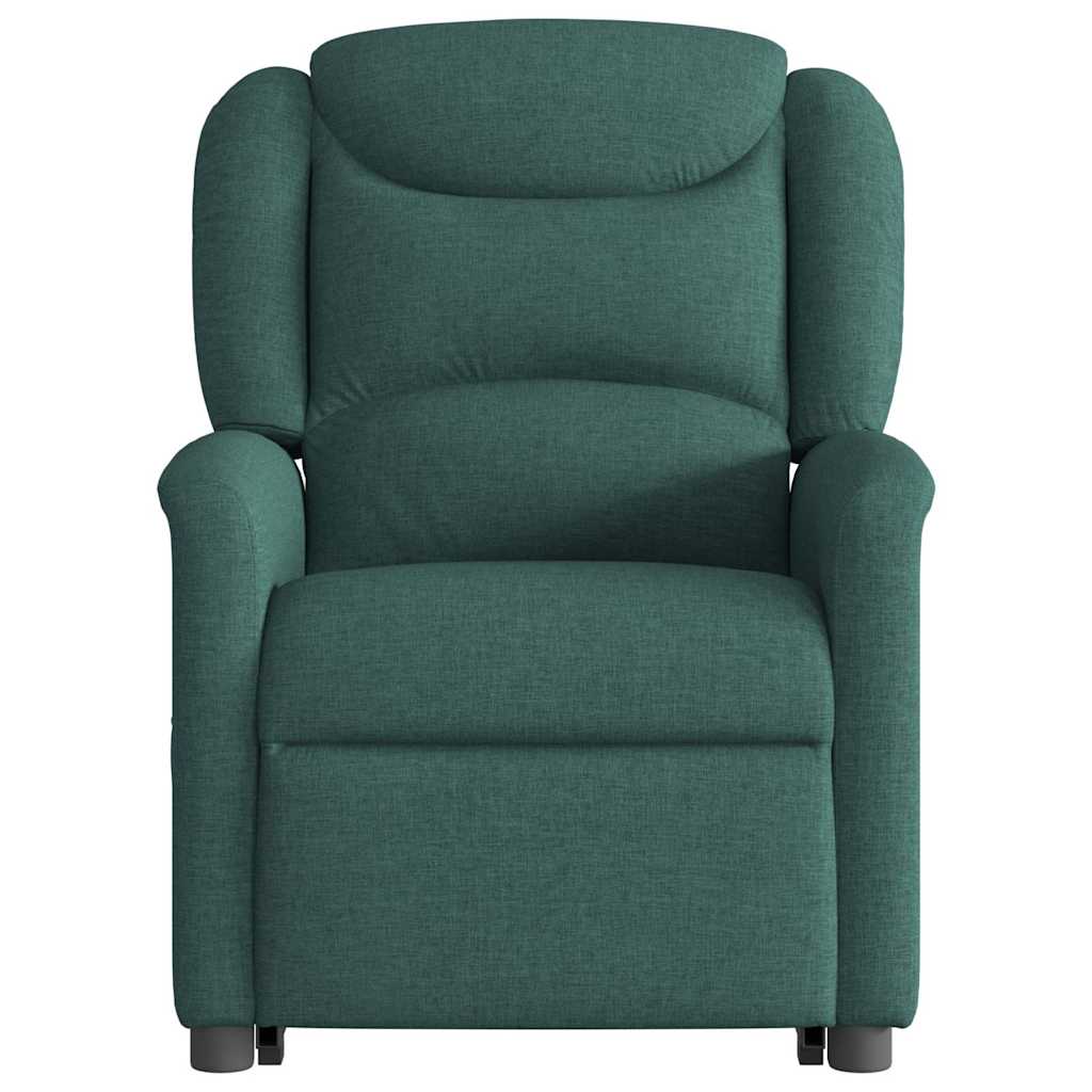 Fauteuil inclinable vert foncé tissu - XIOS