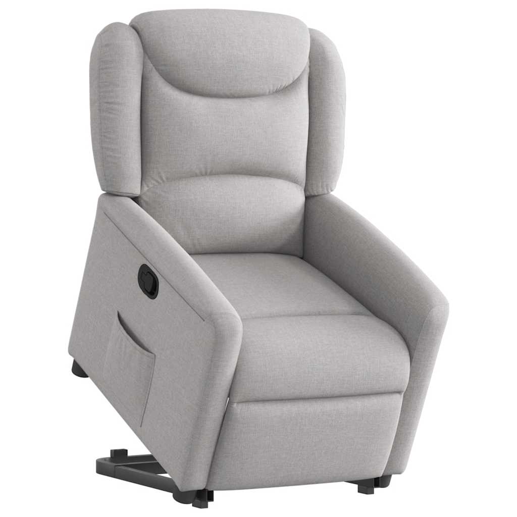 Fauteuil inclinable gris nuage tissu - XIOS