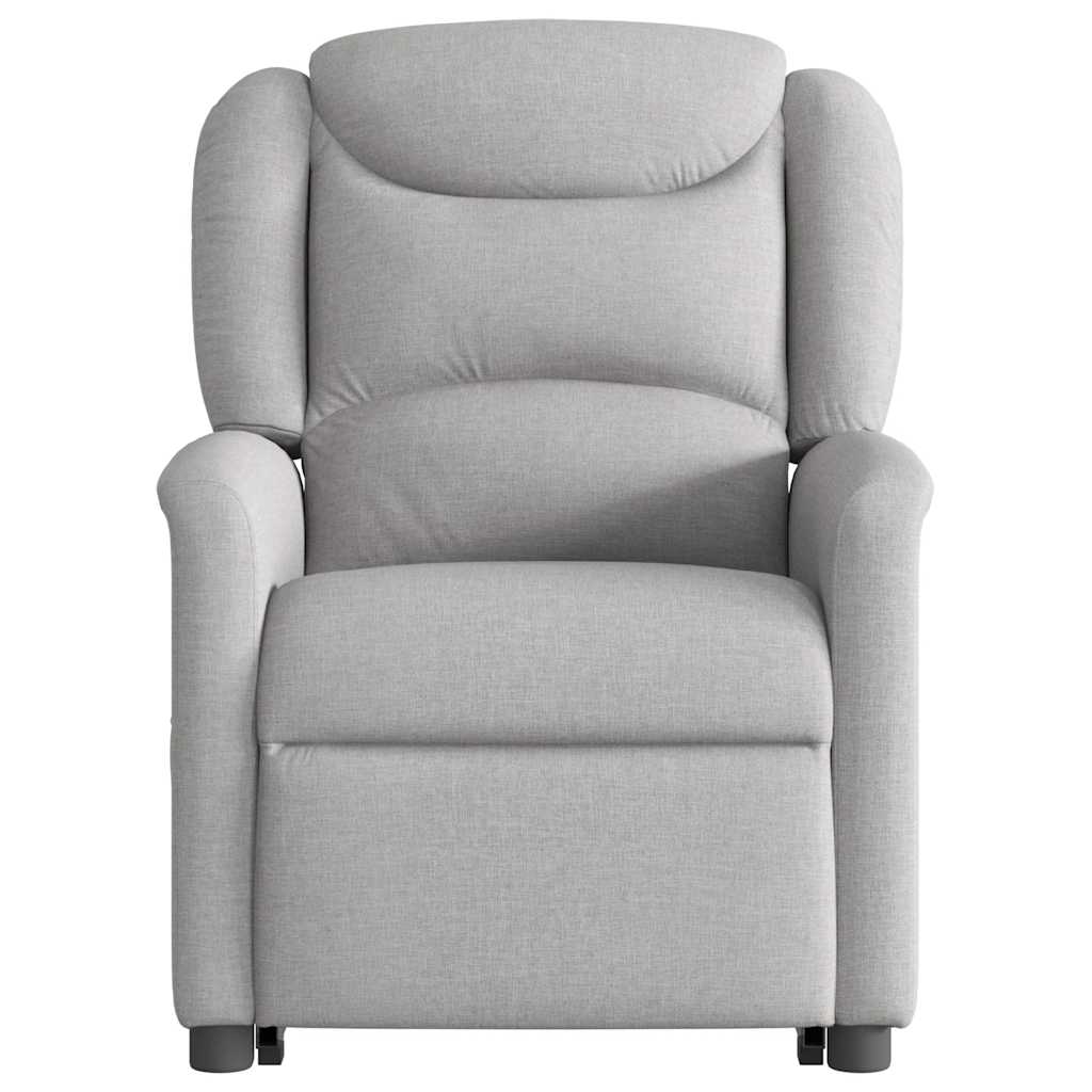Fauteuil inclinable gris nuage tissu - XIOS