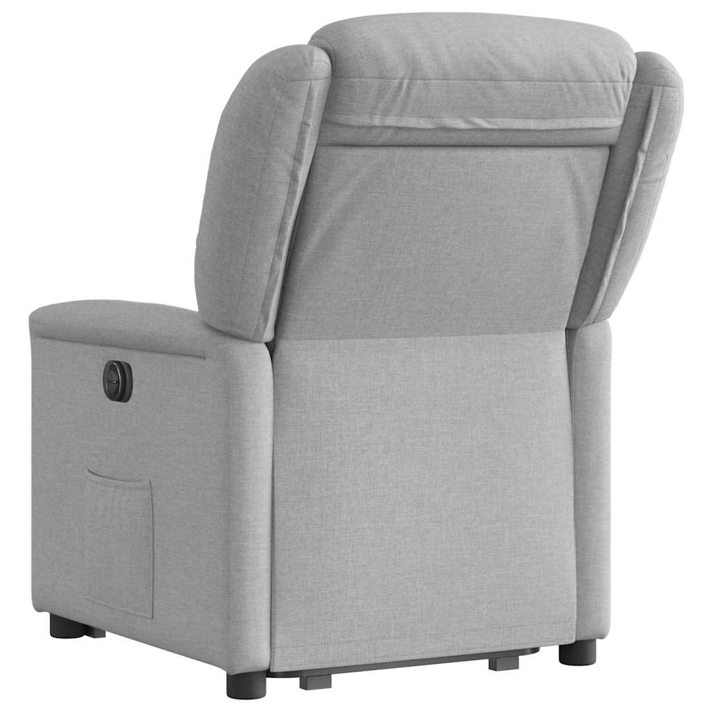 Fauteuil inclinable gris nuage tissu - XIOS