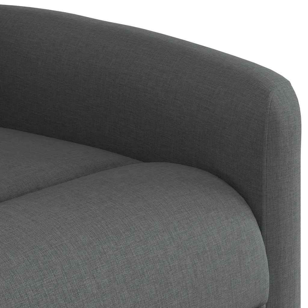 Fauteuil de massage inclinable Gris foncé Tissu - XIOS