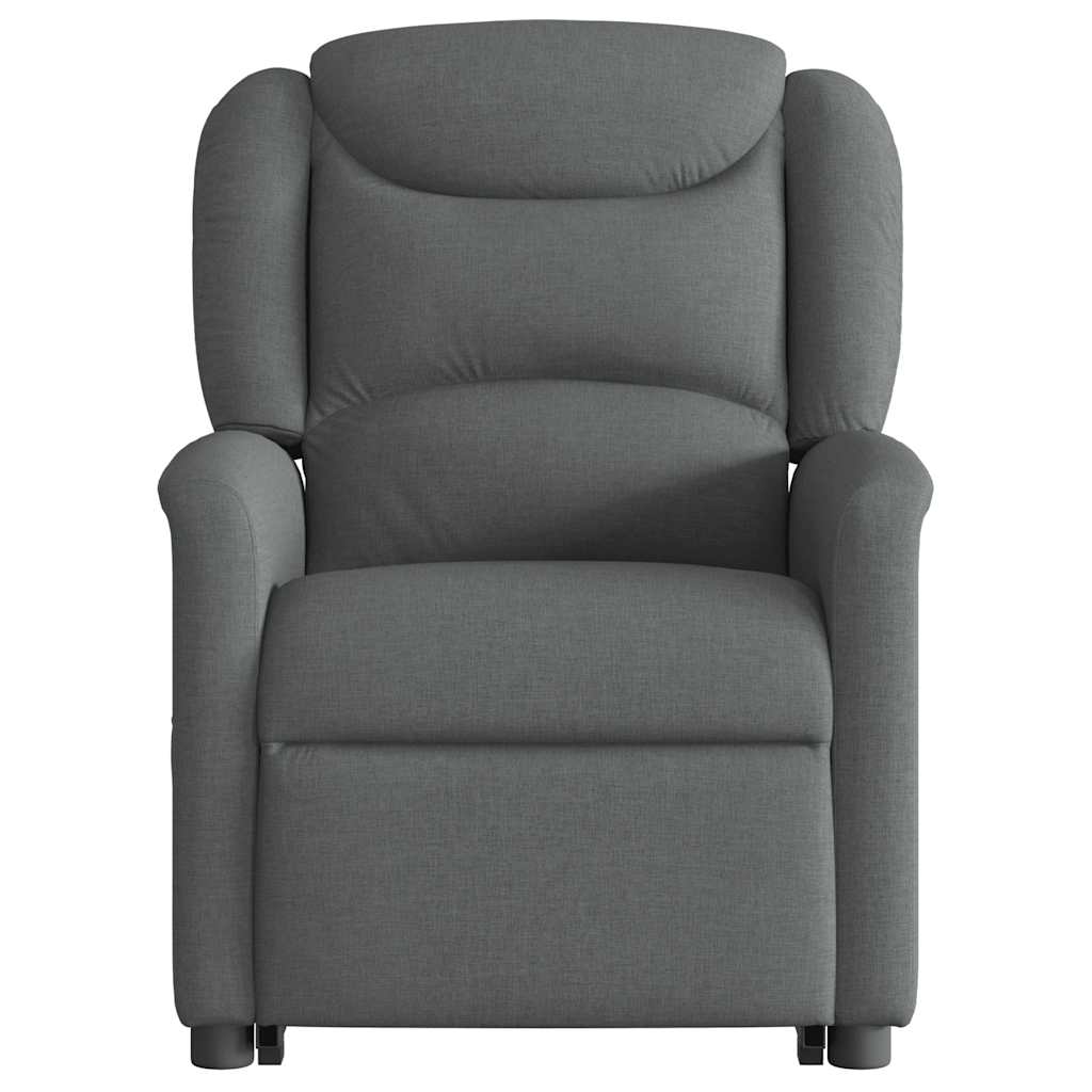 Fauteuil de massage inclinable Gris foncé Tissu - XIOS