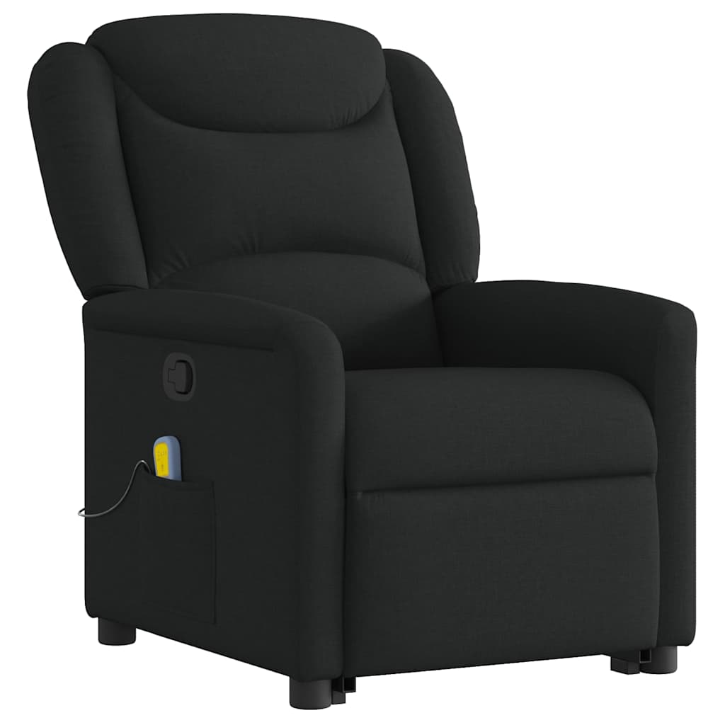 Fauteuil de massage inclinable Noir Tissu - XIOS