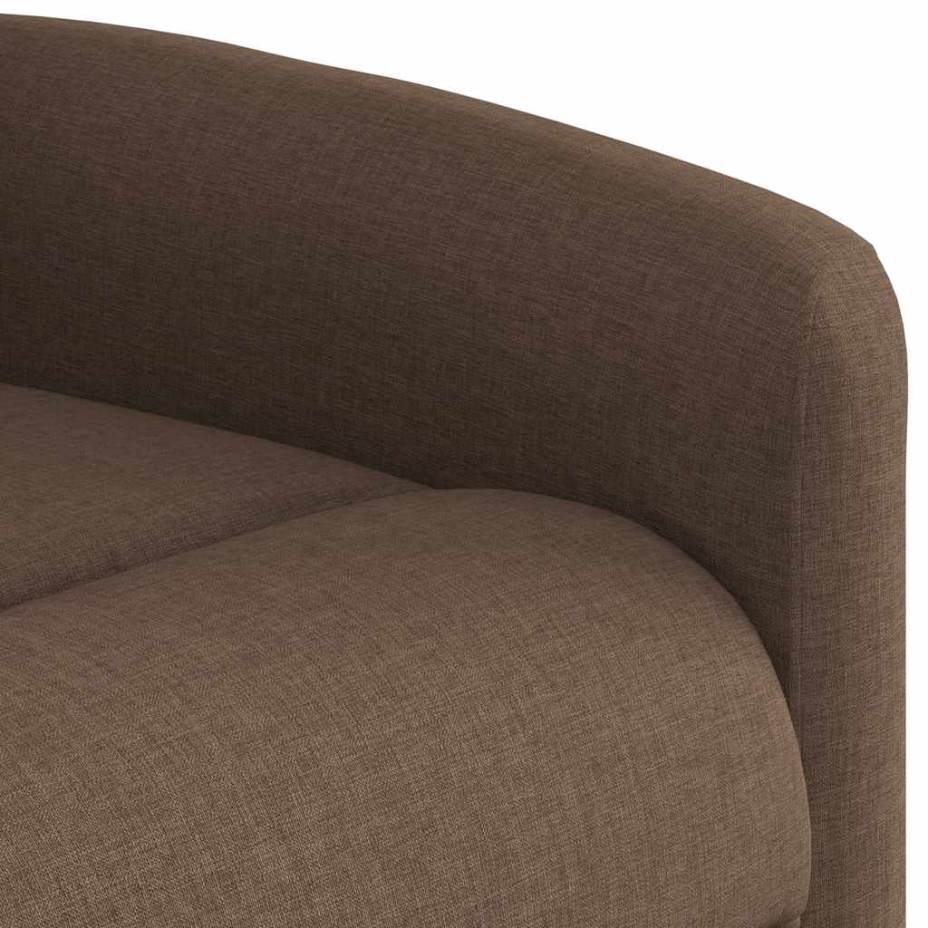 Fauteuil de massage inclinable Marron Tissu - XIOS