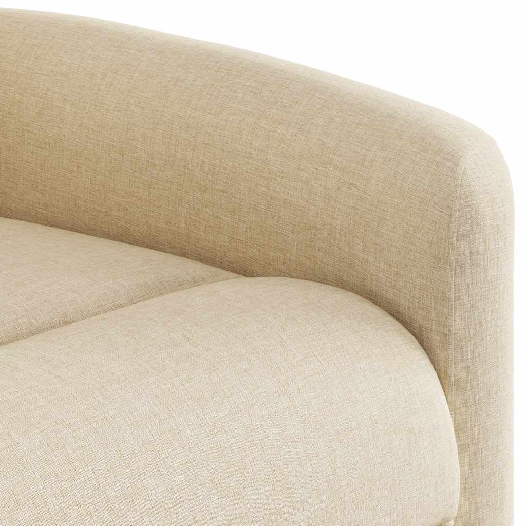 Fauteuil inclinable de massage Crème Tissu - XIOS