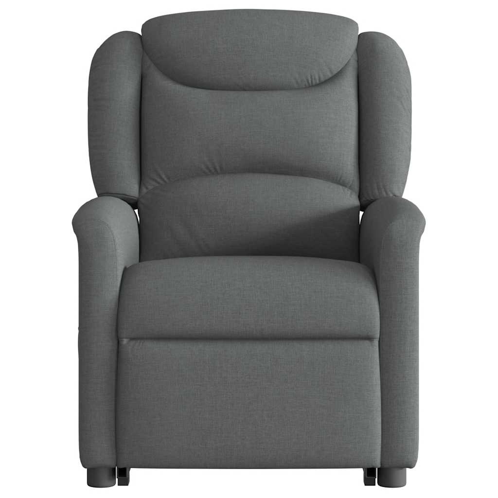 Fauteuil inclinable électrique gris foncé tissu - XIOS