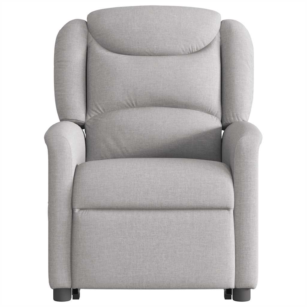 Fauteuil inclinable électrique gris nuage tissu - XIOS