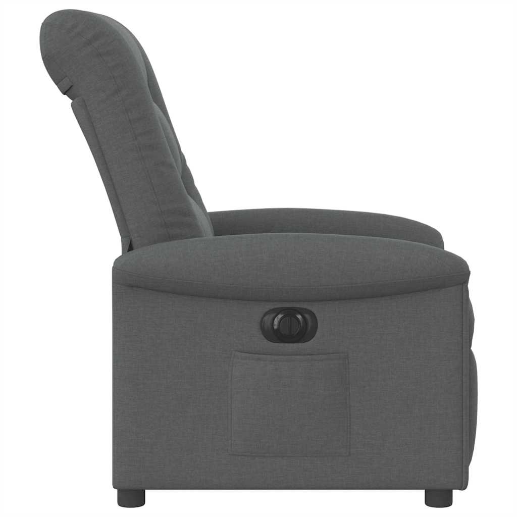 Fauteuil inclinable électrique Gris foncé Tissu - XIOS