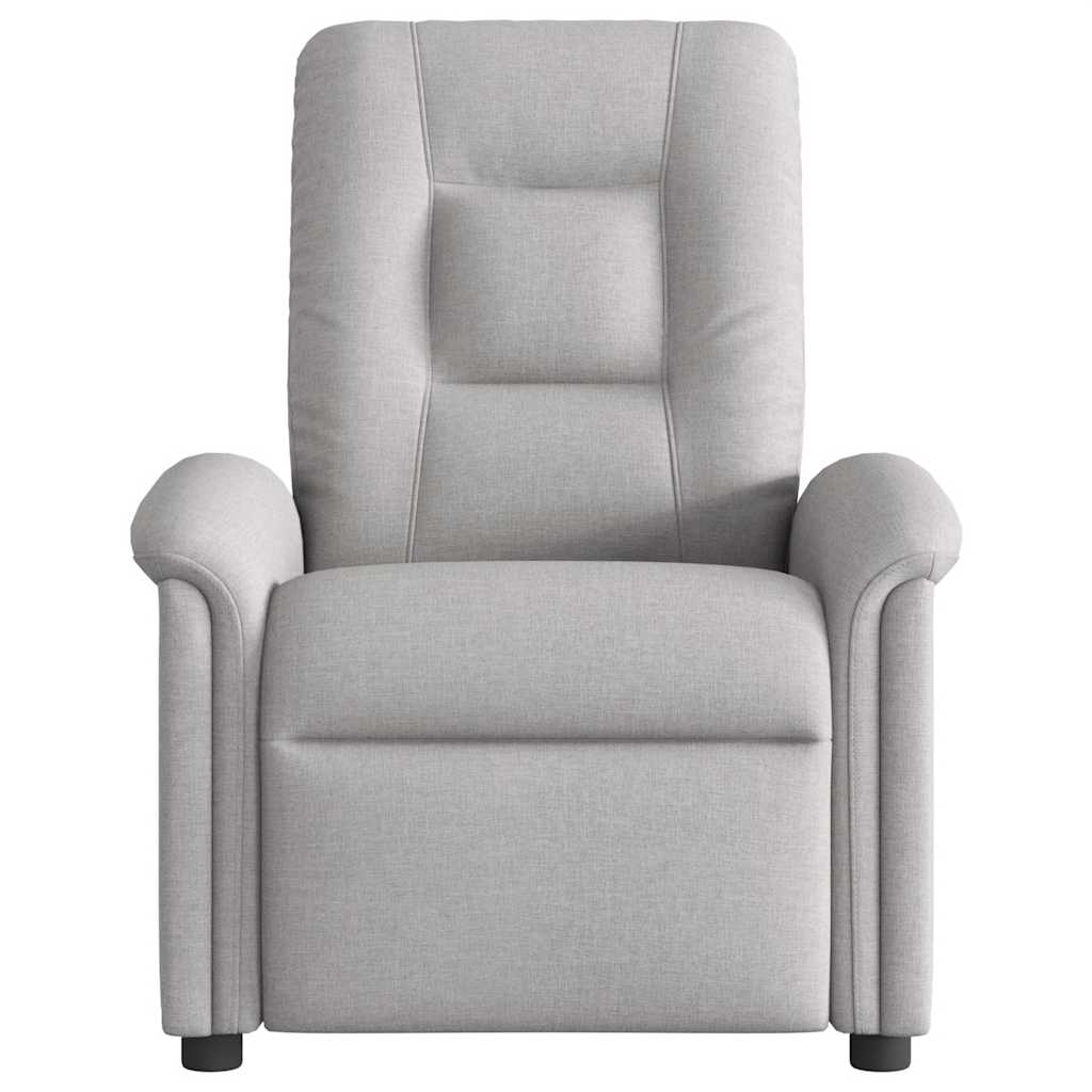 Fauteuil inclinable électrique gris nuage tissu - XIOS