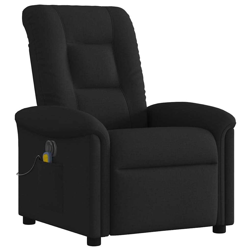 Fauteuil de massage inclinable électrique Noir Tissu - XIOS