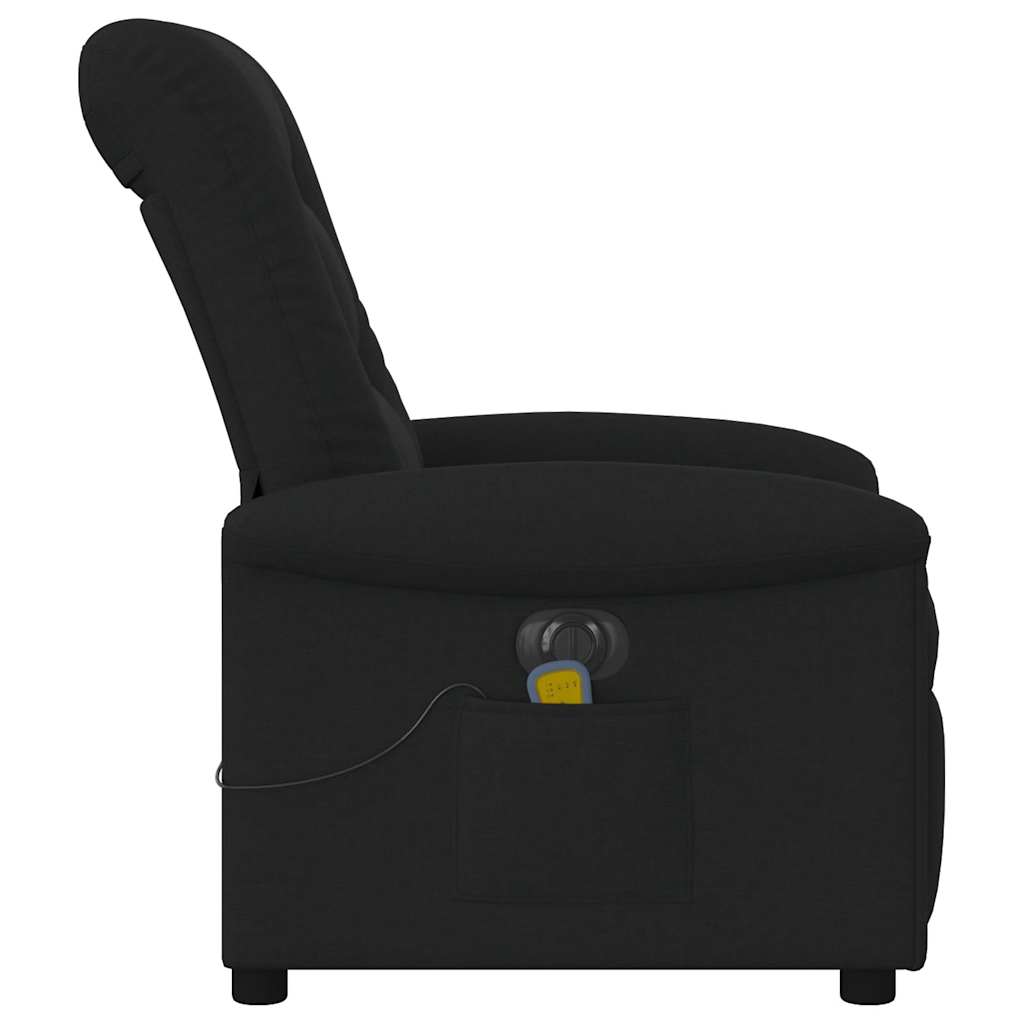 Fauteuil de massage inclinable électrique Noir Tissu - XIOS