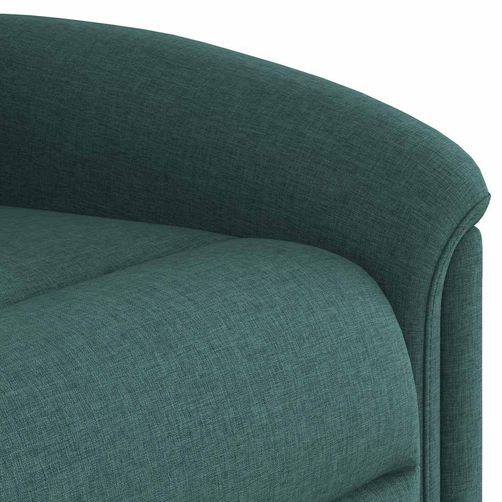 Fauteuil de massage inclinable électrique Vert foncé Tissu - XIOS
