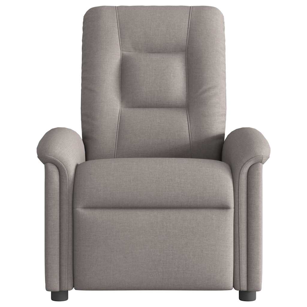 Fauteuil de massage inclinable électrique Taupe Tissu - XIOS