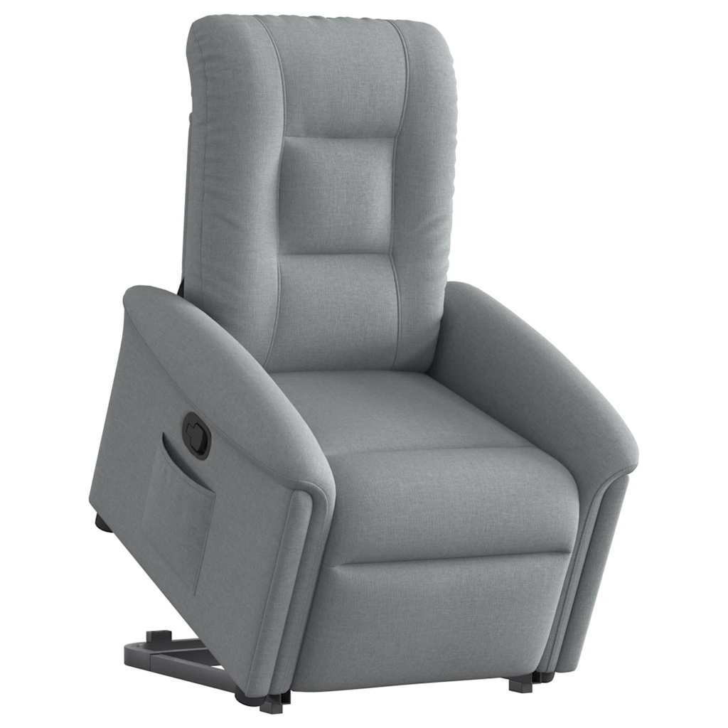 Fauteuil inclinable Gris clair Tissu - XIOS