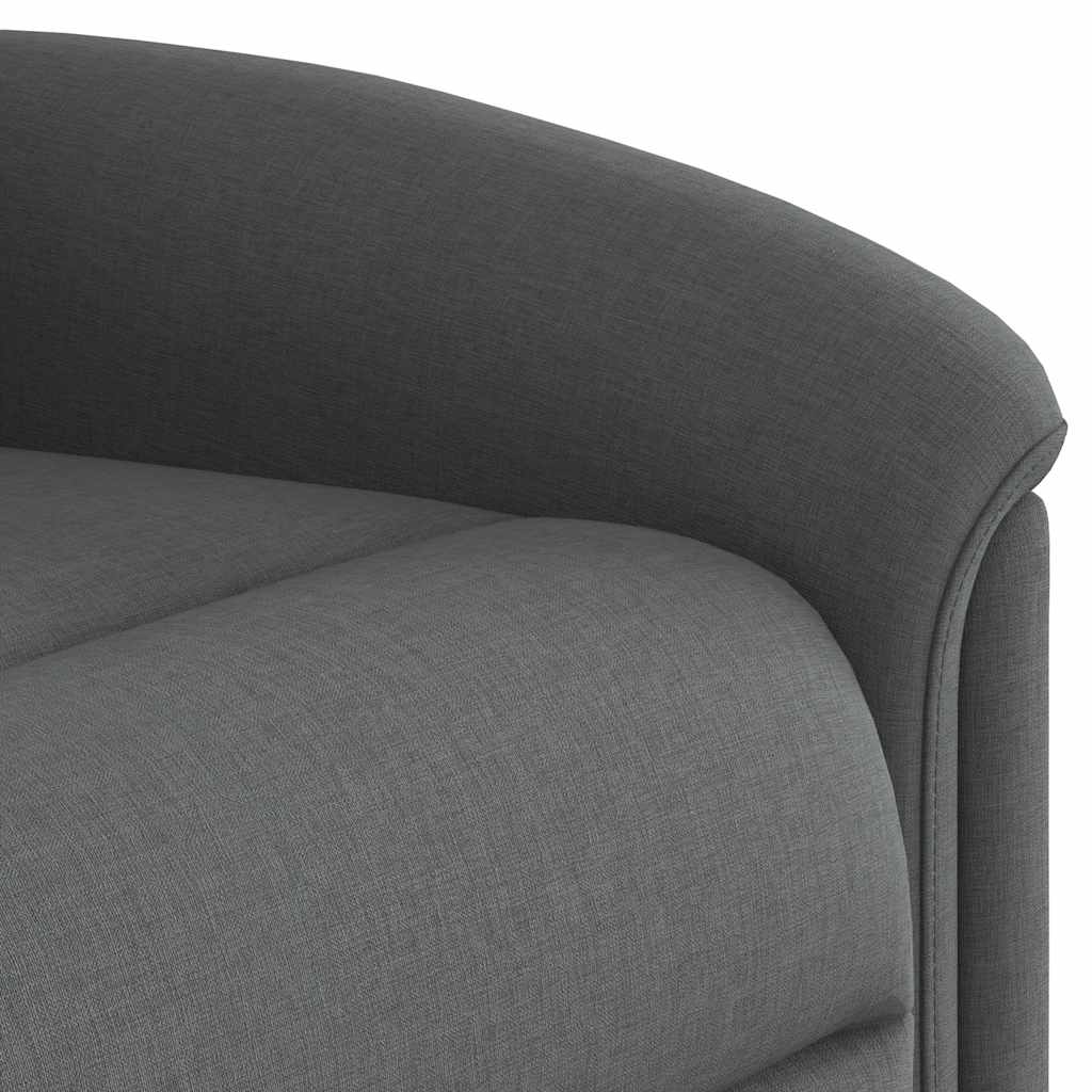 Fauteuil inclinable Gris foncé Tissu - XIOS