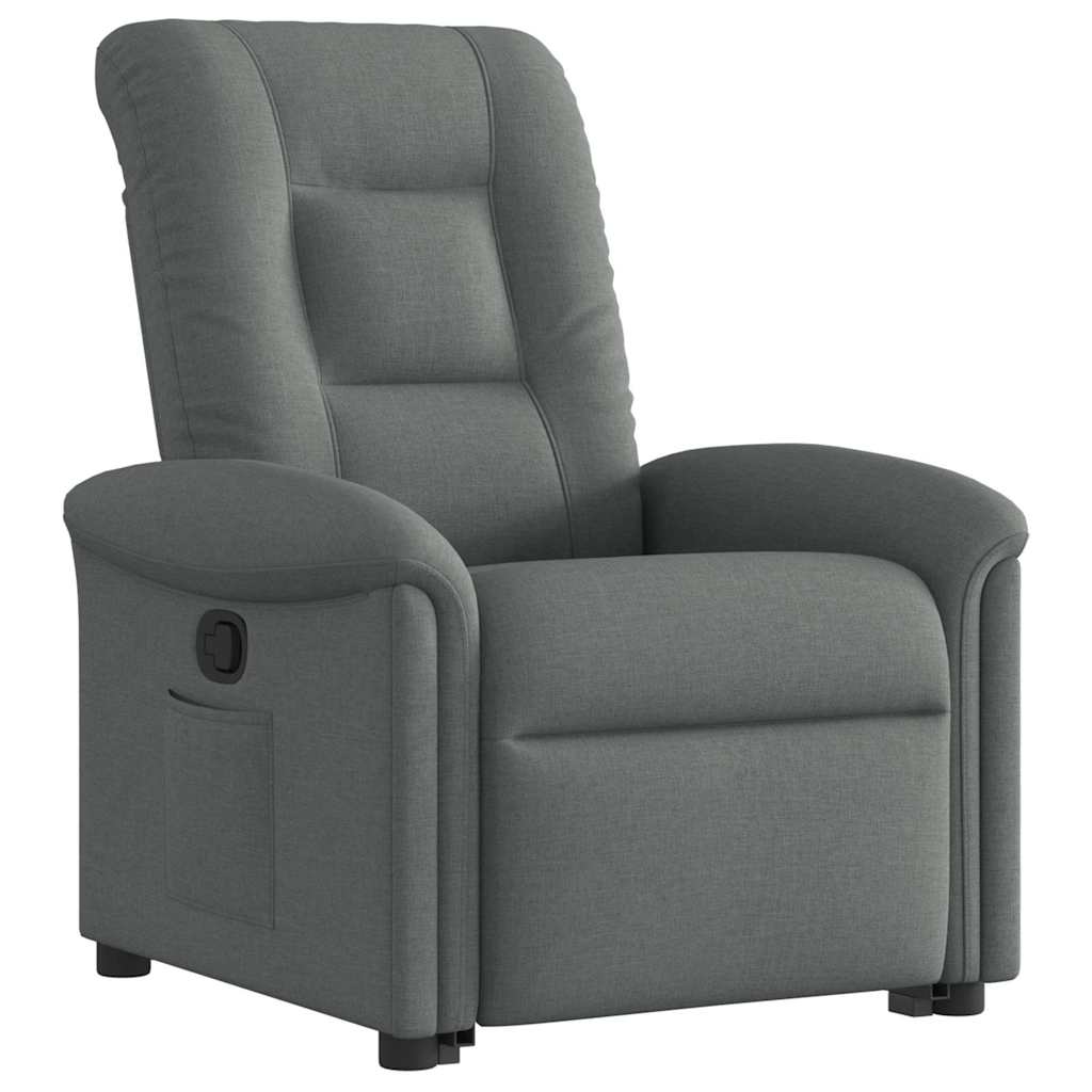Fauteuil inclinable Gris foncé Tissu - XIOS
