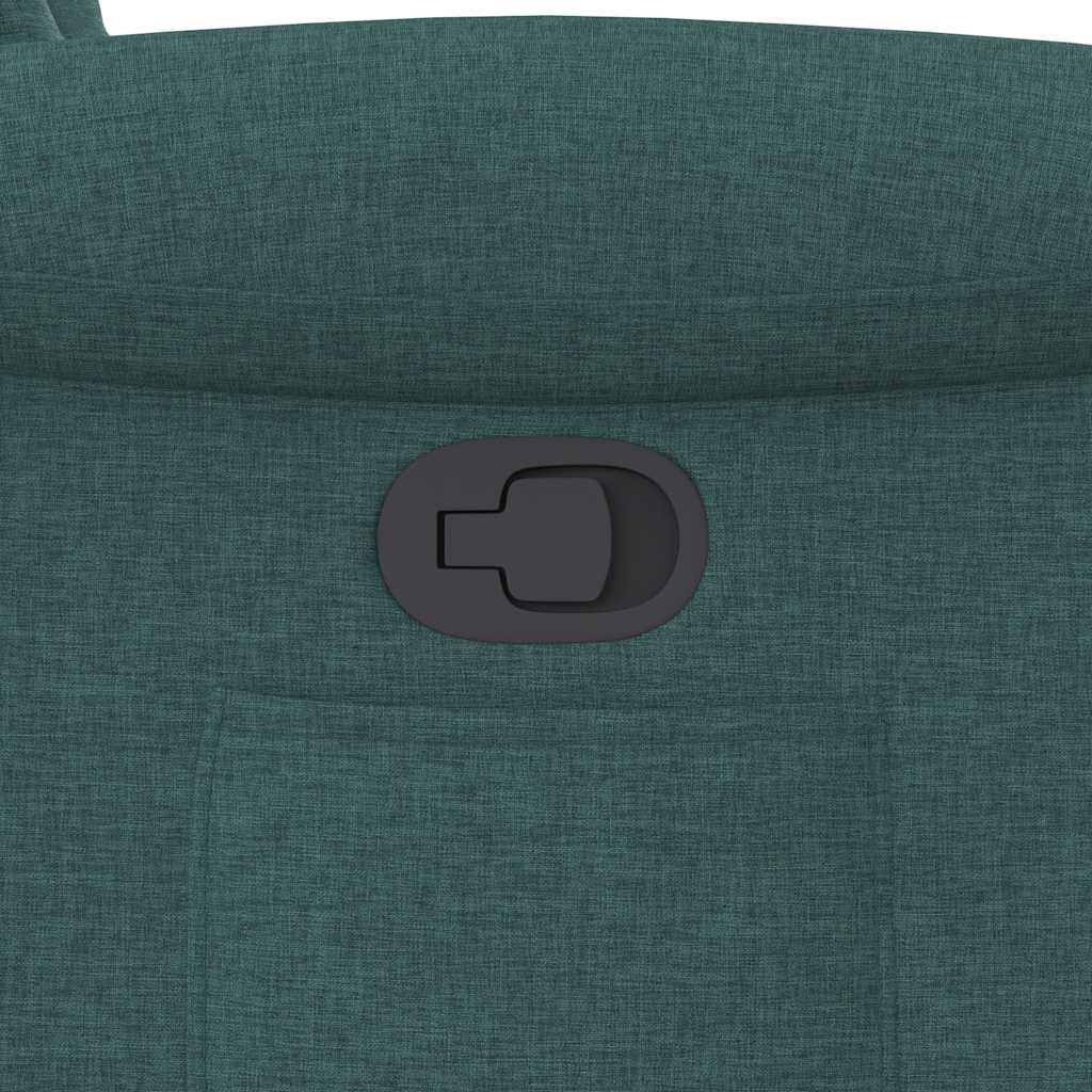 Fauteuil inclinable vert foncé tissu