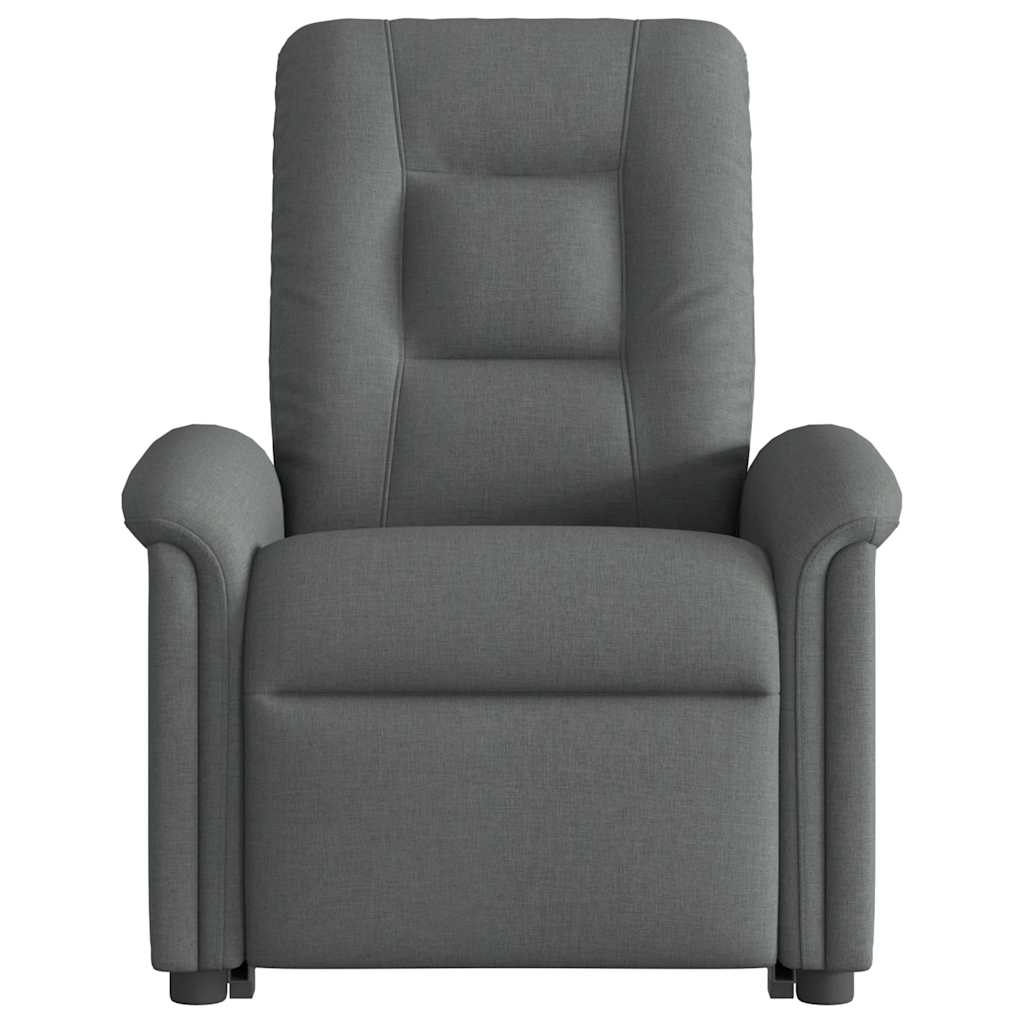 Fauteuil de massage inclinable Gris foncé Tissu - XIOS
