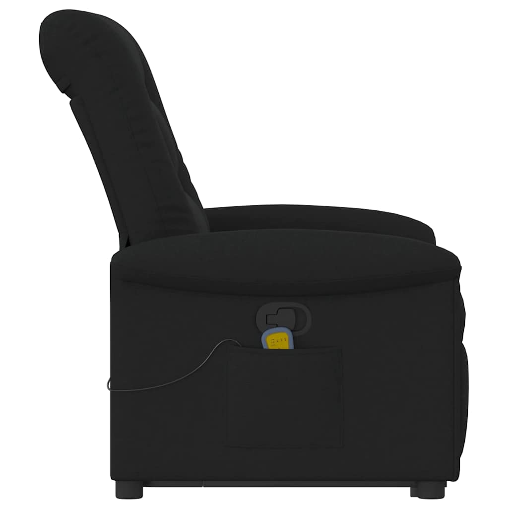 Fauteuil de massage inclinable Noir Tissu - XIOS