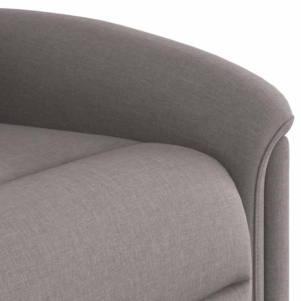 Fauteuil inclinable de massage Taupe Tissu - XIOS