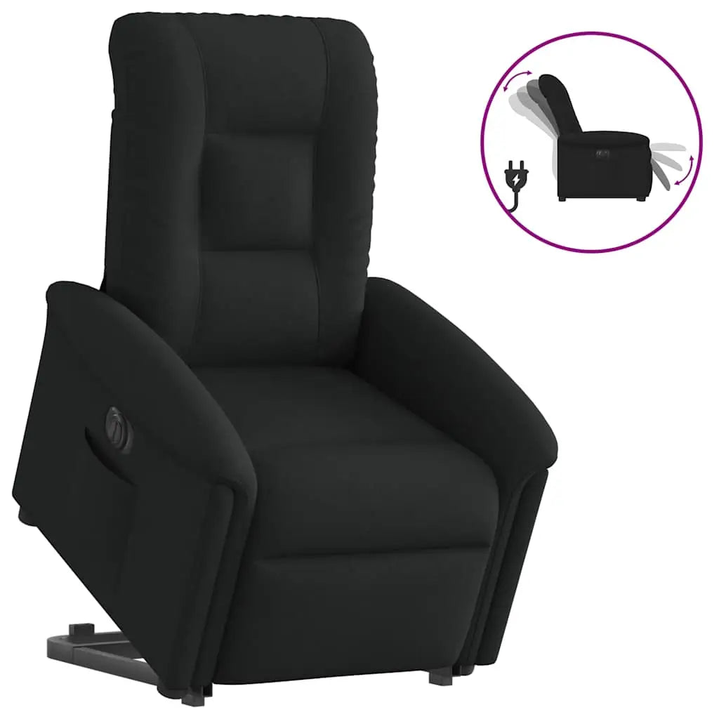 Fauteuil inclinable électrique noir tissu - XIOS