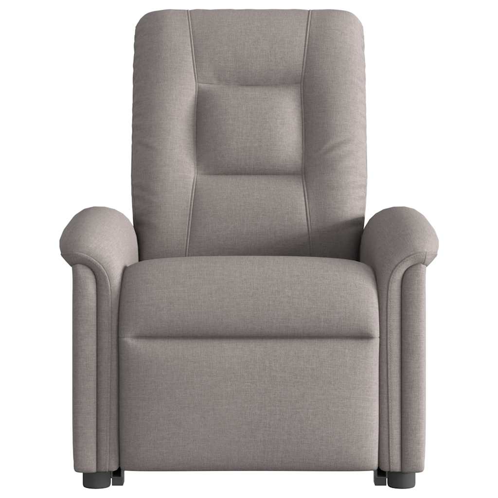 Fauteuil inclinable de massage électrique Taupe Tissu - XIOS