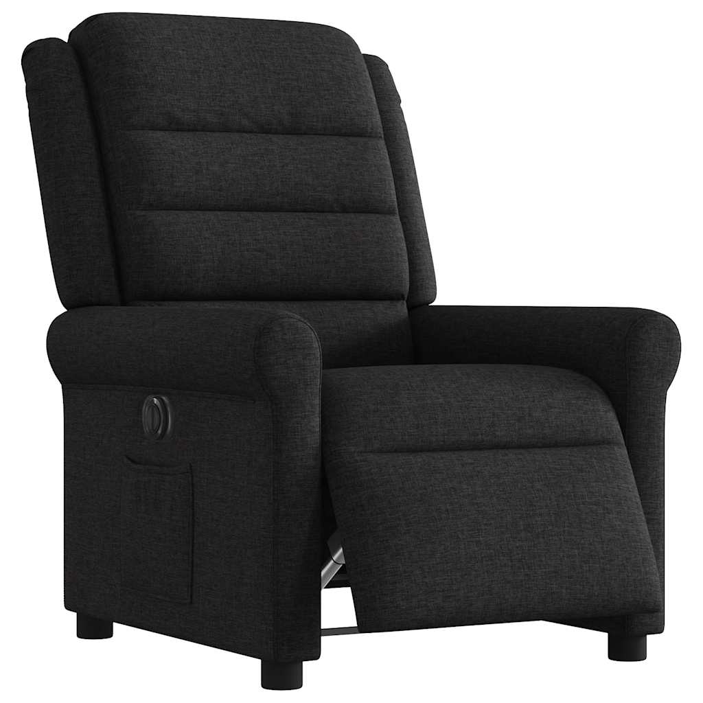 Fauteuil inclinable électrique Noir Tissu - XIOS