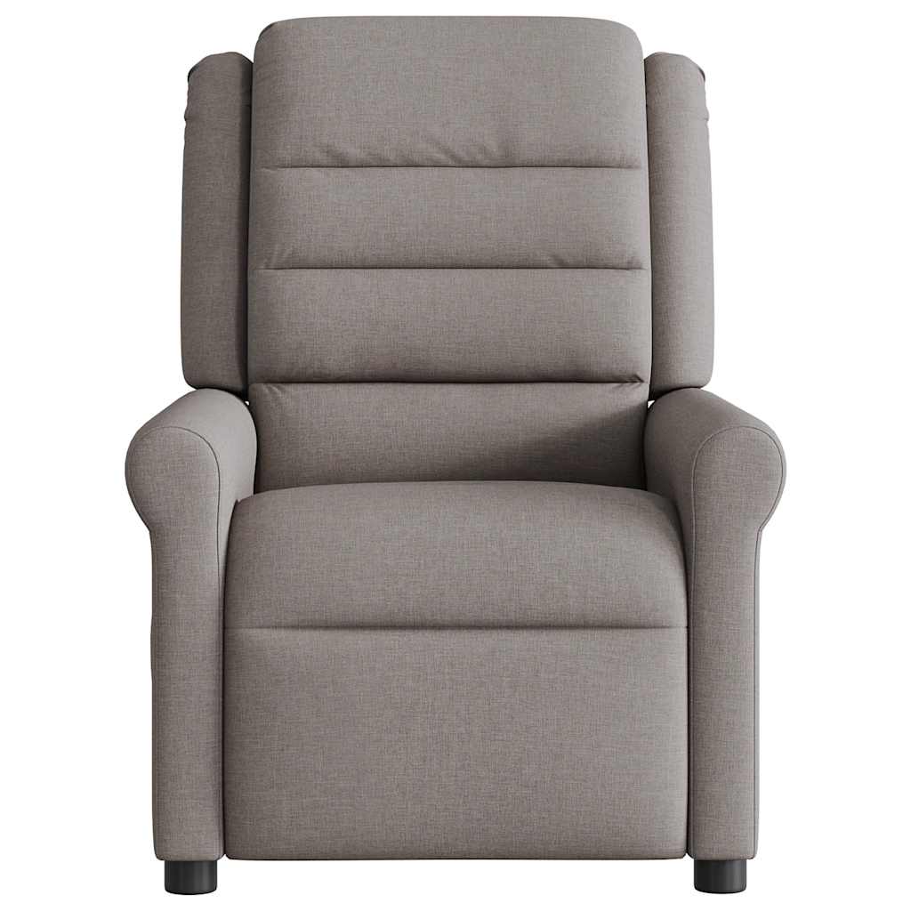 Fauteuil inclinable électrique Taupe Tissu - XIOS