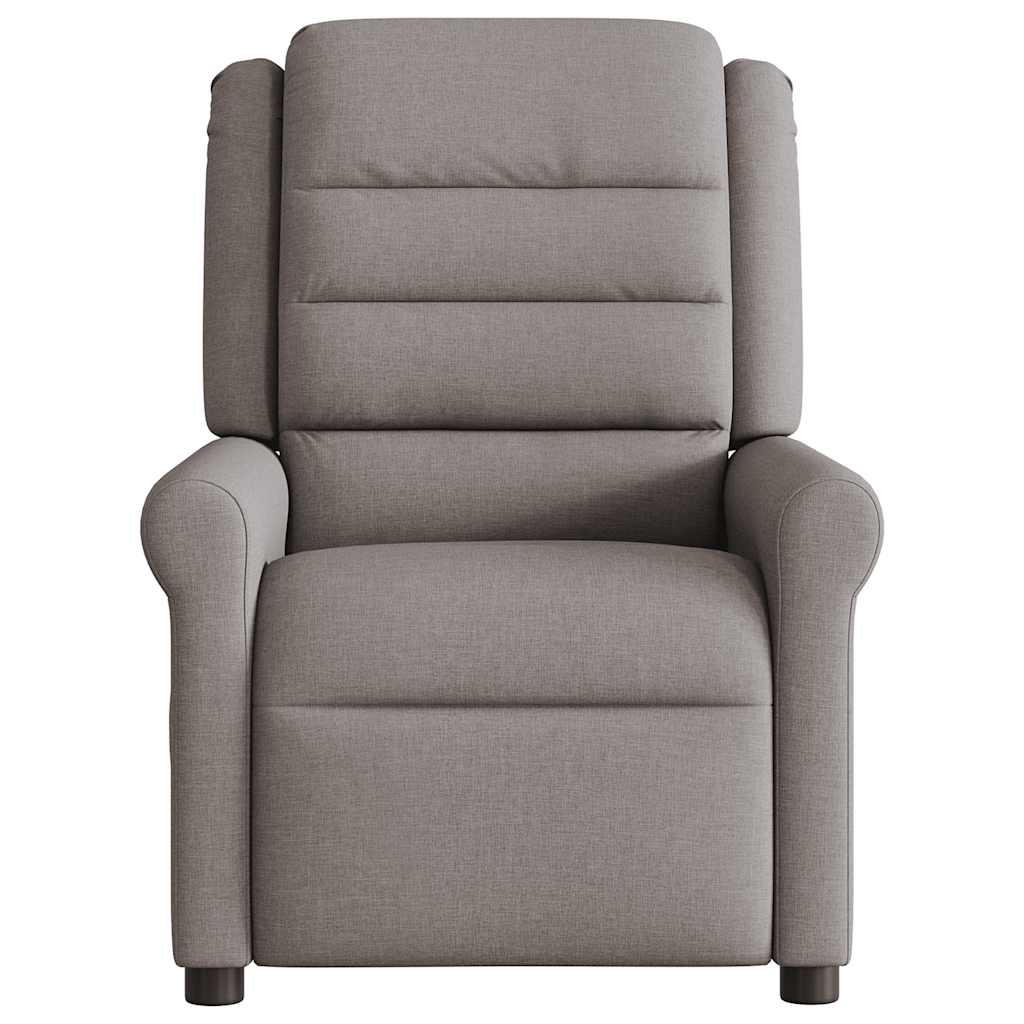 Fauteuil de massage inclinable électrique Taupe Tissu - XIOS
