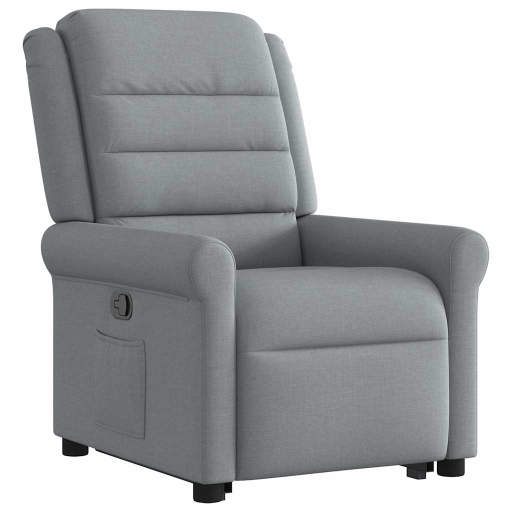 Fauteuil inclinable Gris clair Tissu - XIOS